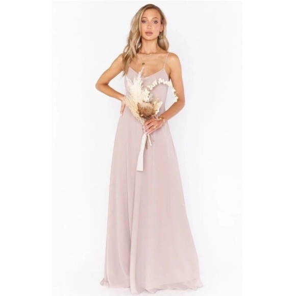 Show Me Your Mumu Faith Maxi Bridesmaid Dress in Dusty Blush NWT-Size XL - Picture 1 of 6
